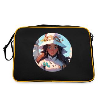 Princess 4 - Retro Tasche - Schwarz/Gold - Hinten