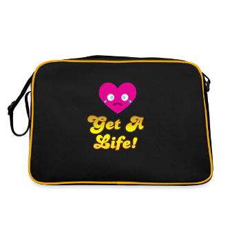 Candy Crush Get A Life - Retro Bag - black/gold - Back