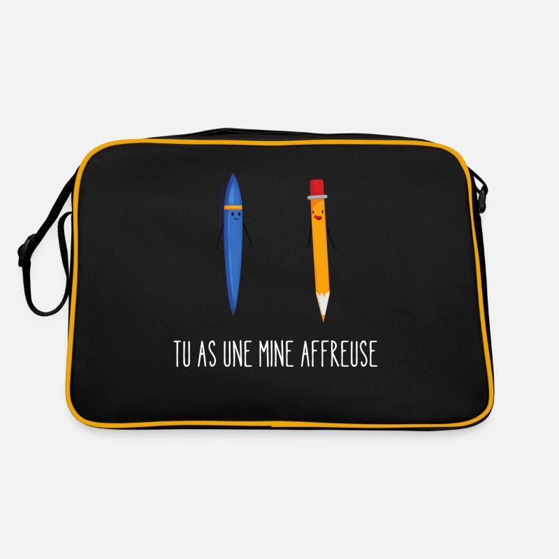 tu as une mine affreuse Sac Retro