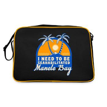 J’ai besoin d’être séahabilité Manele Bay Summer - Sac Retro - noir/or - Dos