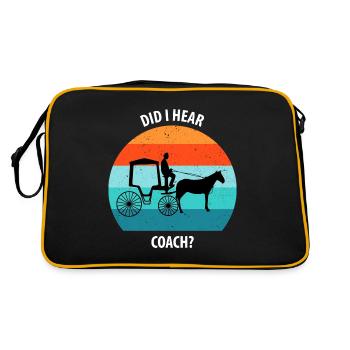 Calèche de cocher Calèche tirée par des chevaux Calèche - Sac Retro - noir/or - Dos