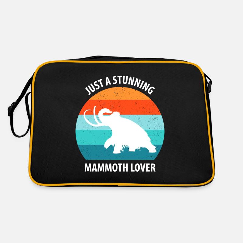Funny Mammoth Stone Age Ice Age Design Prehistoric Retro Bag