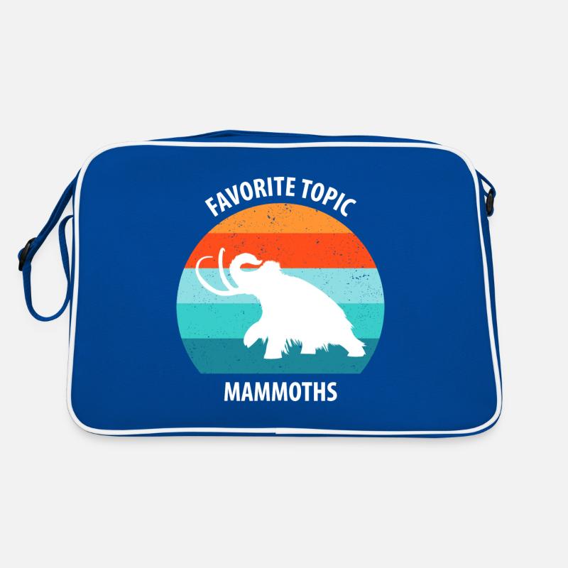 Funny Mammoth Stone Age Ice Age Design Prehistoric Retro Bag