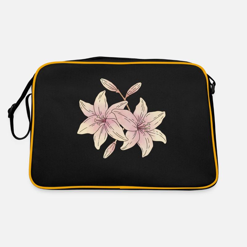 Fleurs de lys Sac Retro