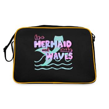Ocean Sublimation - Retro Bag - black/gold - Back