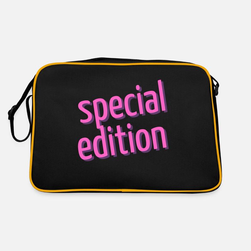 special edition 03 - Retro Tasche - Schwarz/Gold