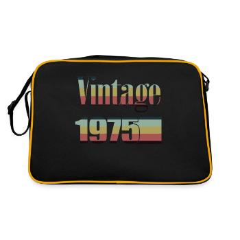 1975 anniversaire 1975 né en 1975 anniversaire - Sac Retro - noir/or - Dos