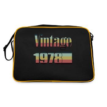 1978 Birthday 1978 Born in 1978 Birthday - Retro Bag - black/gold - Back