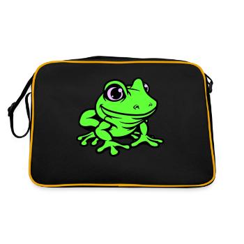 Frog Comic - Retro Bag - black/gold - Back