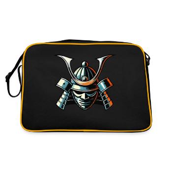 Samurai Mask - Retro Bag - black/gold - Back