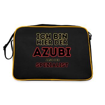I am a trainee specialist - Retro Bag - black/gold - Back