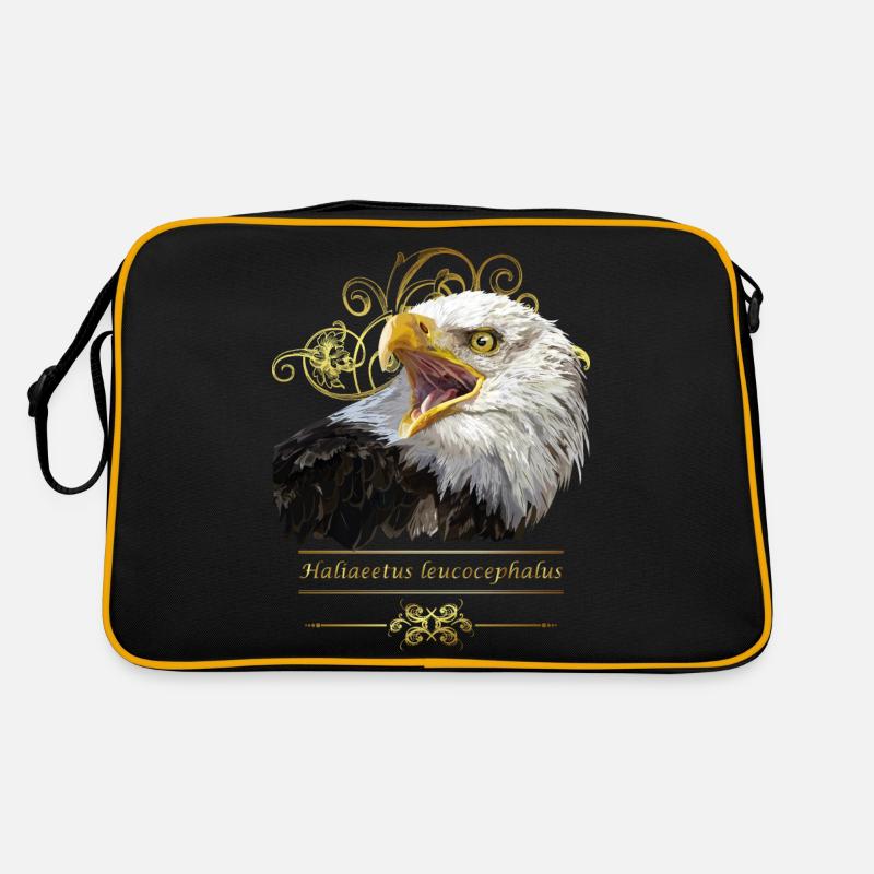 Bald eagle Retro Bag