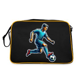 Football Joueurs de football - Sac Retro - noir/or - Dos