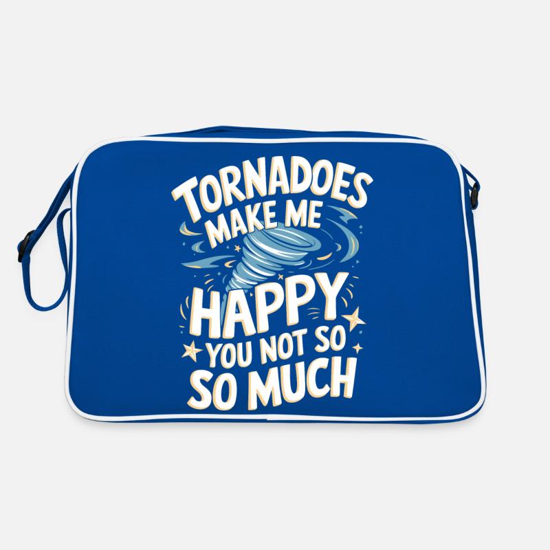 Storm Chasing Tornado Sturm Meteorologe Retro Tasche