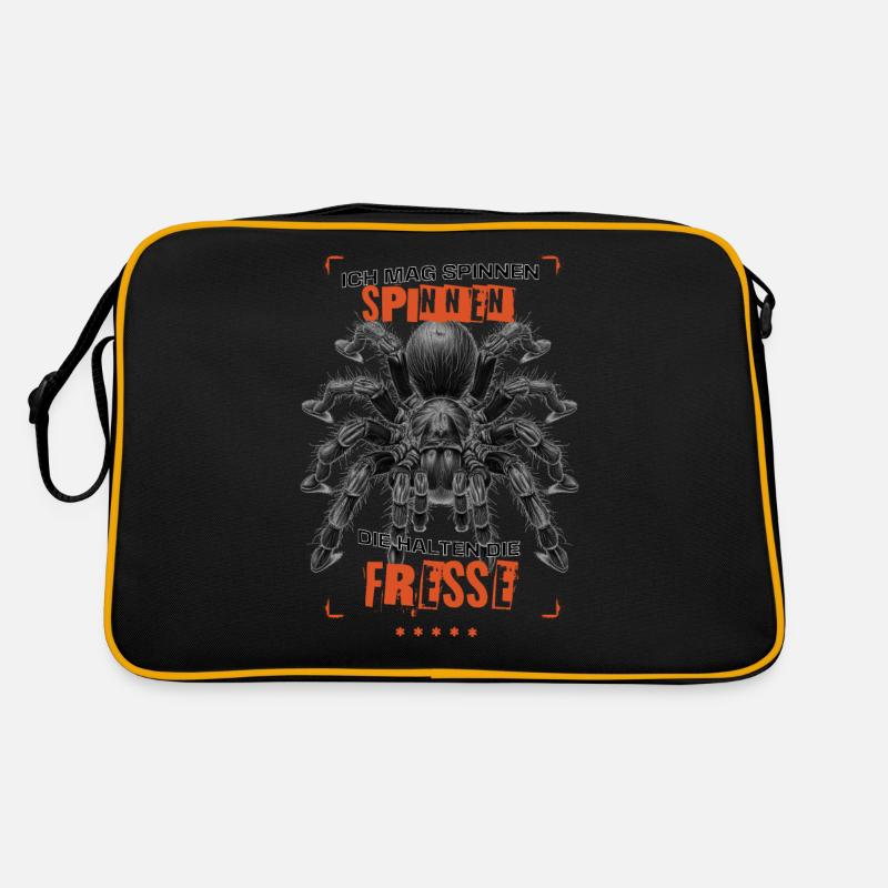 I like spiders that keep their mouths shut Tarantula Retro Bag