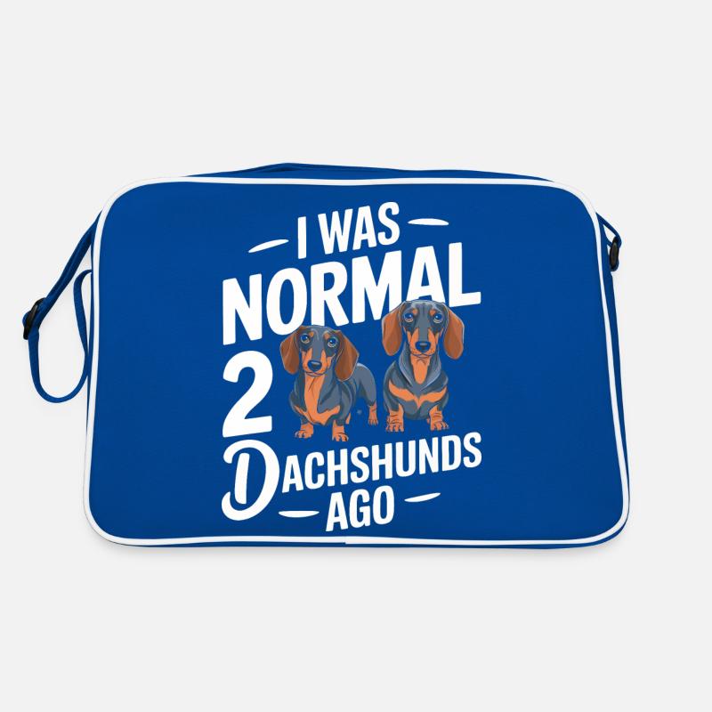 Chien teckel Sac Retro