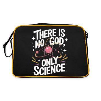 Atheism, Atheist, Anti-Religion, Agnostic - Retro Bag - black/gold - Back