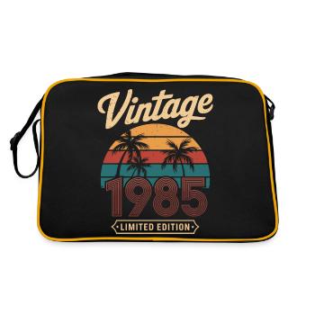 Cadeau 1985 | 40ème Anniversaire 1985 - Sac Retro - noir/or - Dos