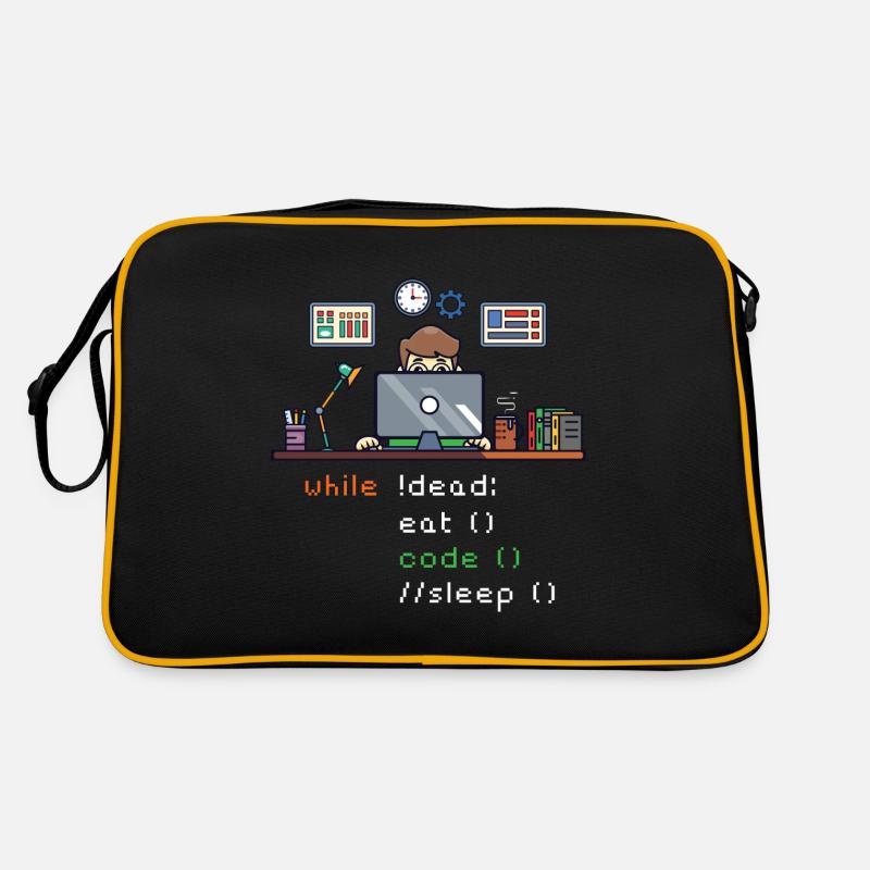 Computer Science Python P... Programmers & Nerd Retro Bag