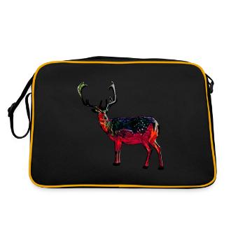 Legakulie Deer Red - Retro Bag - black/gold - Back