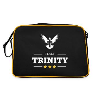 TEAM TRINITY - Retro Bag - black/gold - Back