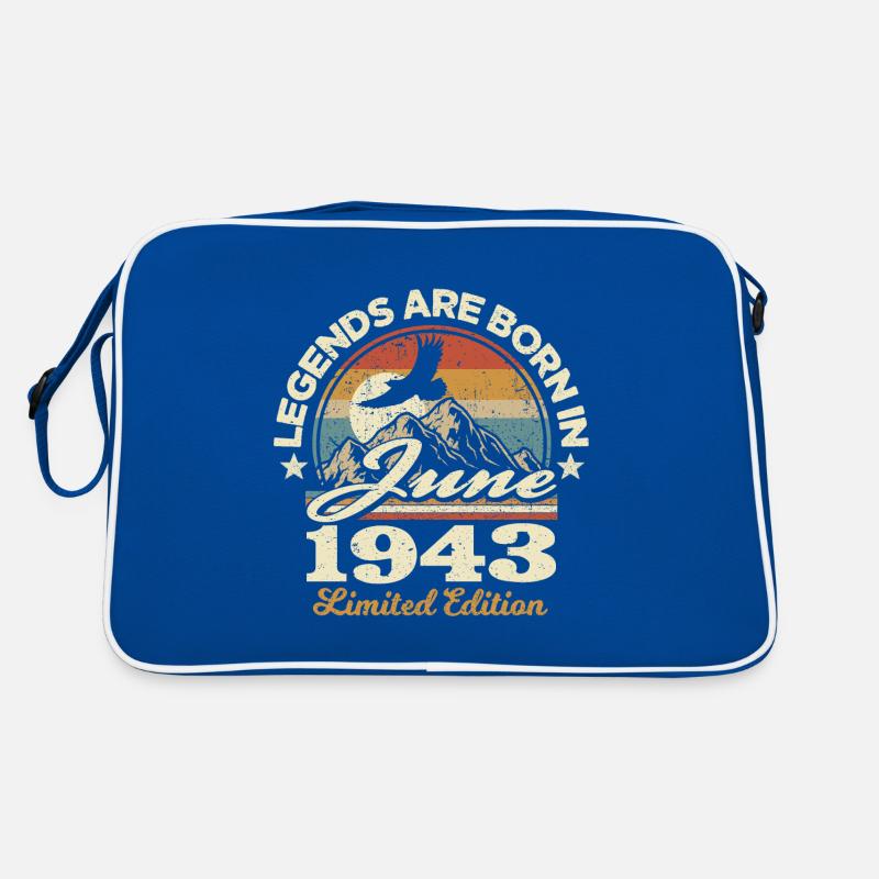 80 years old - legendary since june 1943 Retro Bag