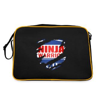 Ninja Warrior - Sac Retro - noir/or - Dos