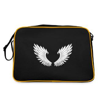 ailes d'anges - Sac Retro - noir/or - Dos