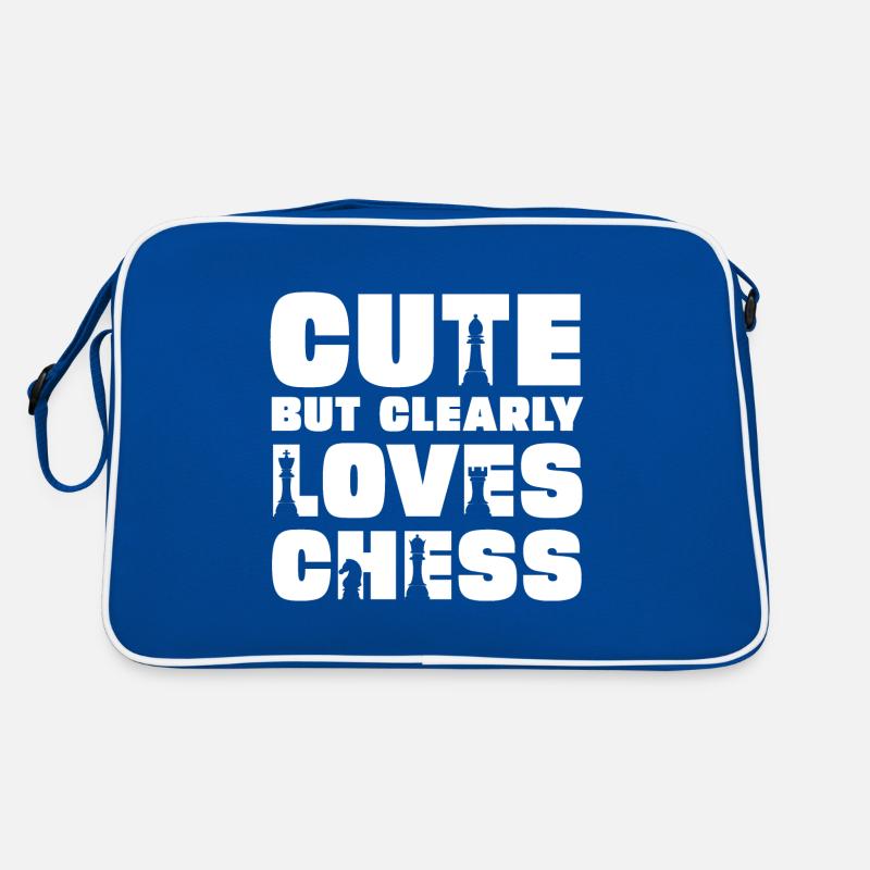 Mignon, mais aime clairement les échecs Sac Retro