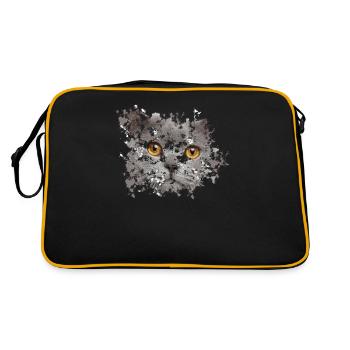 BKH face - Retro Bag - black/gold - Back