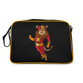 Lion le héros rapide Lion le héros rapide - Sac Retro - noir/or - Dos