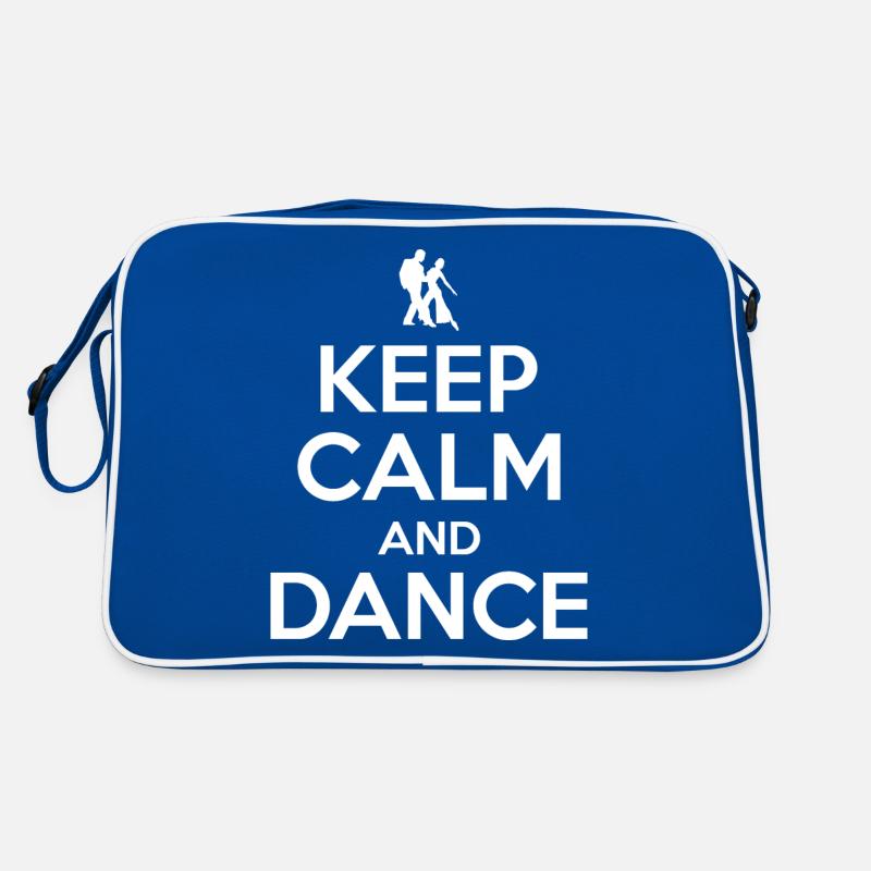 Keep calm and dance - salsa dancer gift Retro Bag