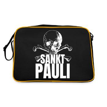 St Pauli. Éventail St pauli Éventail Paulianer Hamburger - Sac Retro - noir/or - Dos