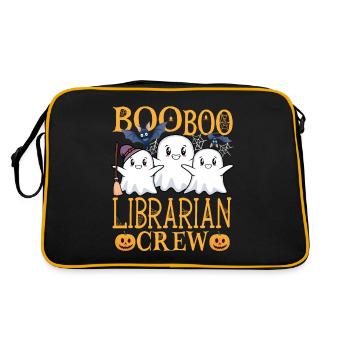 Librarian Uu Lustiger Librarian - Retro Bag - black/gold - Back