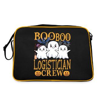 Logistician uu Funny logistician - Retro Bag - black/gold - Back
