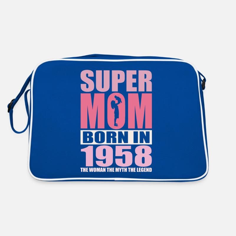 Mama Geburtstag 1958 | Super Mom Retro Tasche