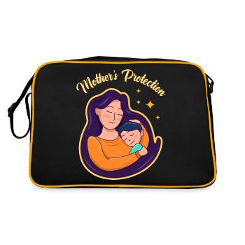 Mother's Day Strong Design - Retro Bag - black/gold - Back