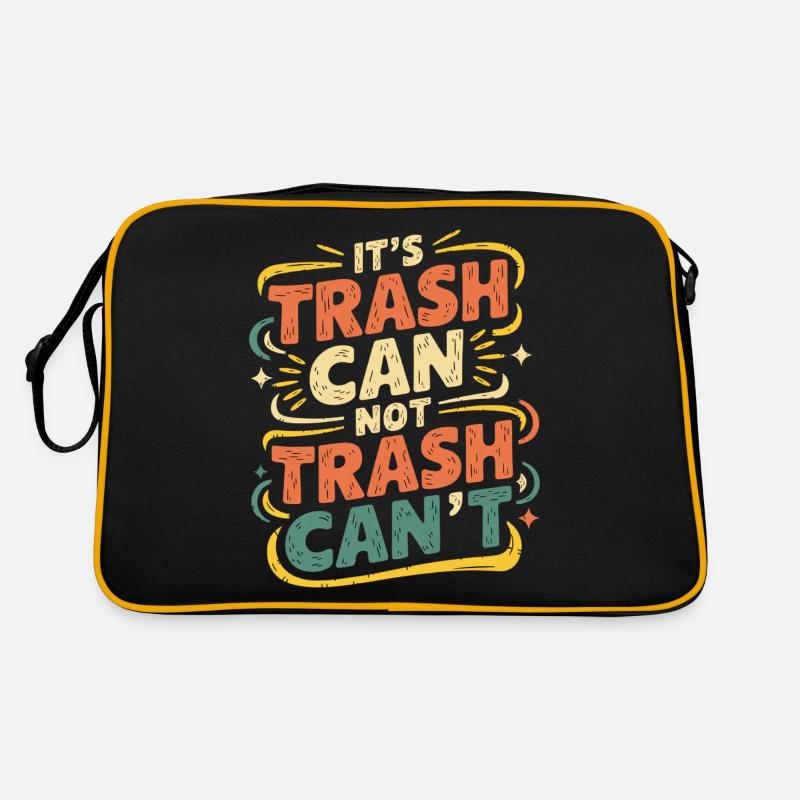 It's Trash Can Not Trash Can't 6 Retro Tasche