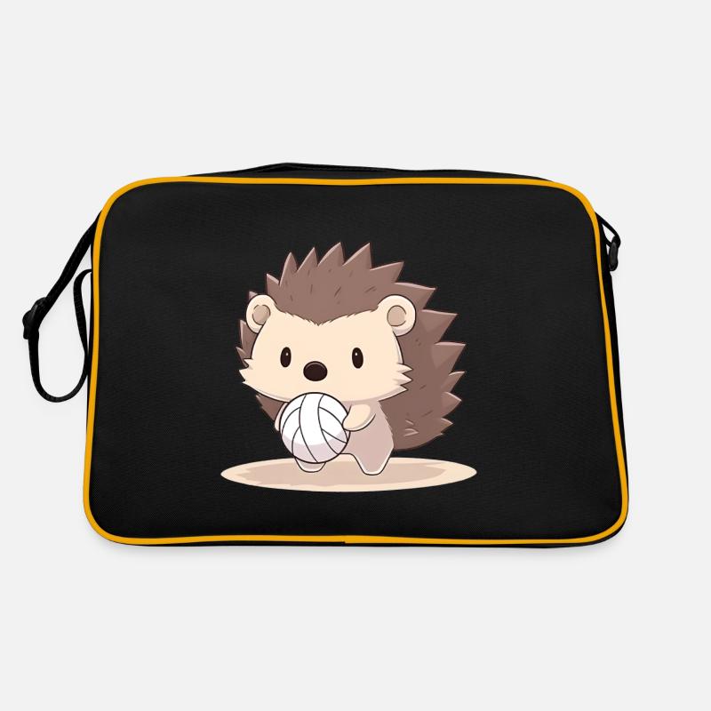 Hedgehog Beach Volleyball Sac Retro