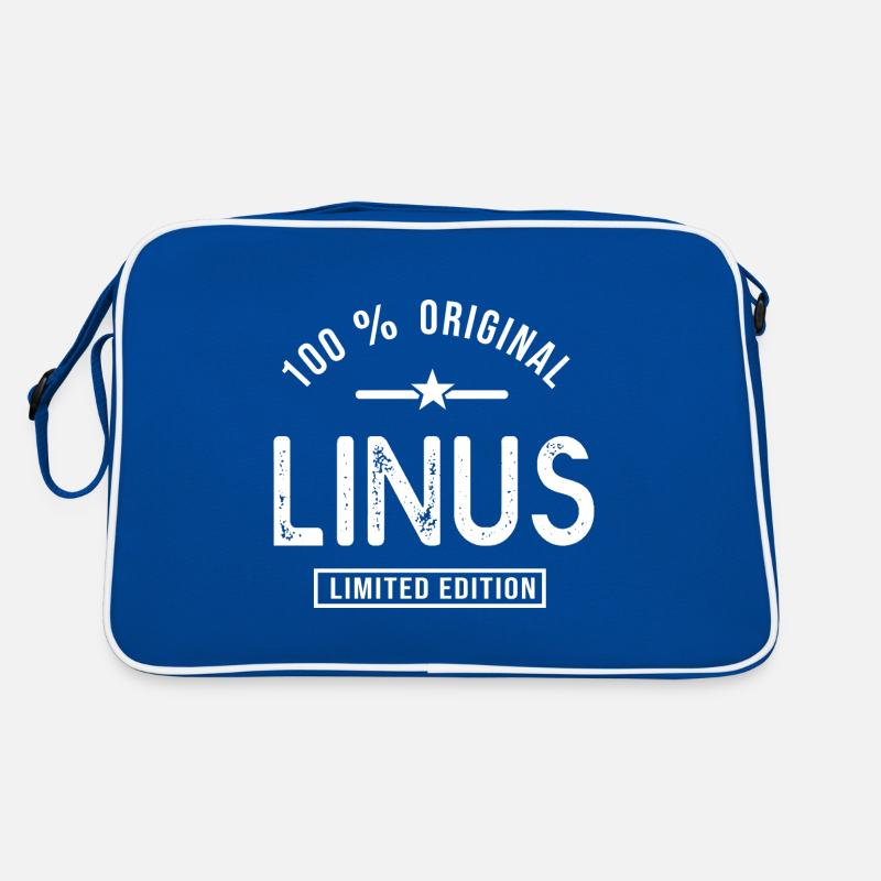 Personalized Linusl gift first name linus Retro Bag