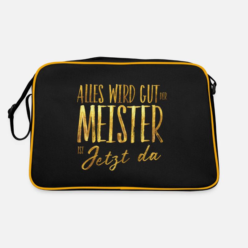 Everything will be fine, the master is here now Retro Bag
