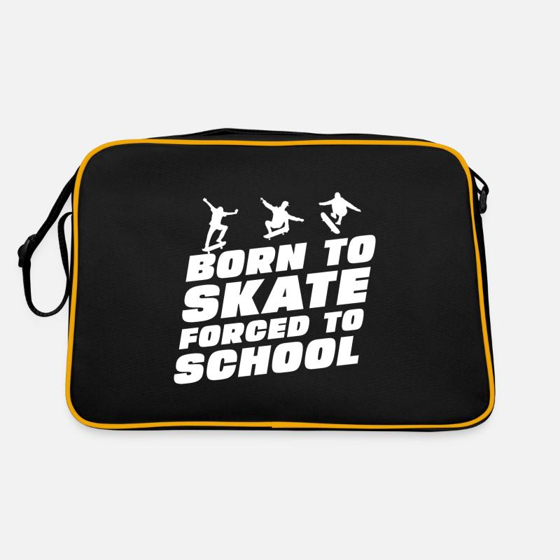 Drôle de slogan de skateboard Sac Retro