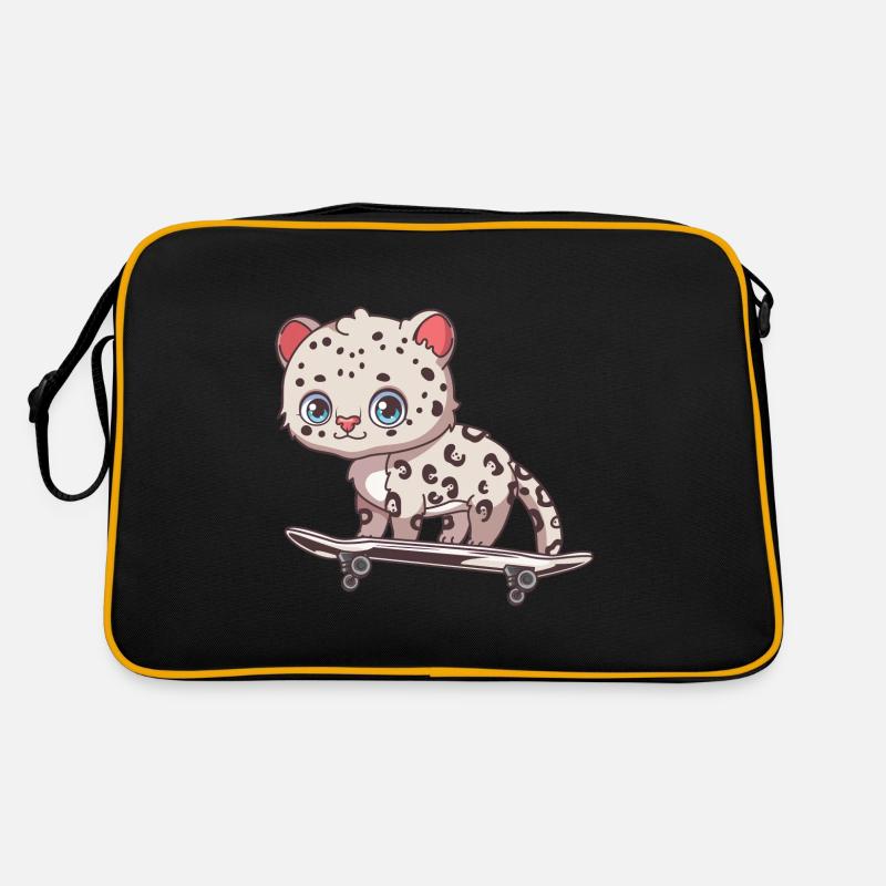 Snow leopard Retro Bag