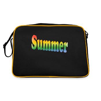 Verano - Été - Sac Retro - noir/or - Dos