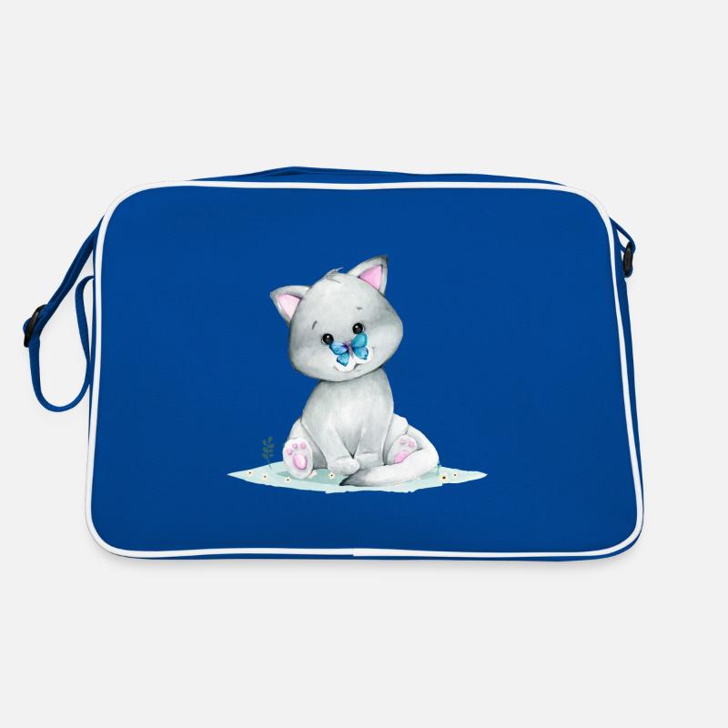 Niedlicher Polarfuchs Retro Tasche