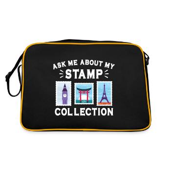 Stamp collecting - Retro Bag - black/gold - Back