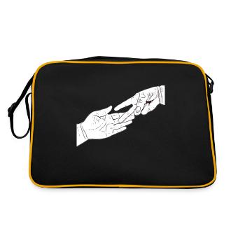 Sac de ciseaux en pierre - Sac Retro - noir/or - Dos