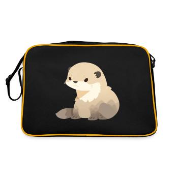 Mangouste - Sac Retro - noir/or - Dos