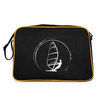 Windsurfing windsurfing windsurfing windsurfing windsurf - Retro Bag - black/gold - Back