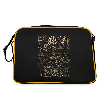 Physique Mathématiques Chimie Biologie Astronomie Cadeau - Sac Retro - noir/or - Dos